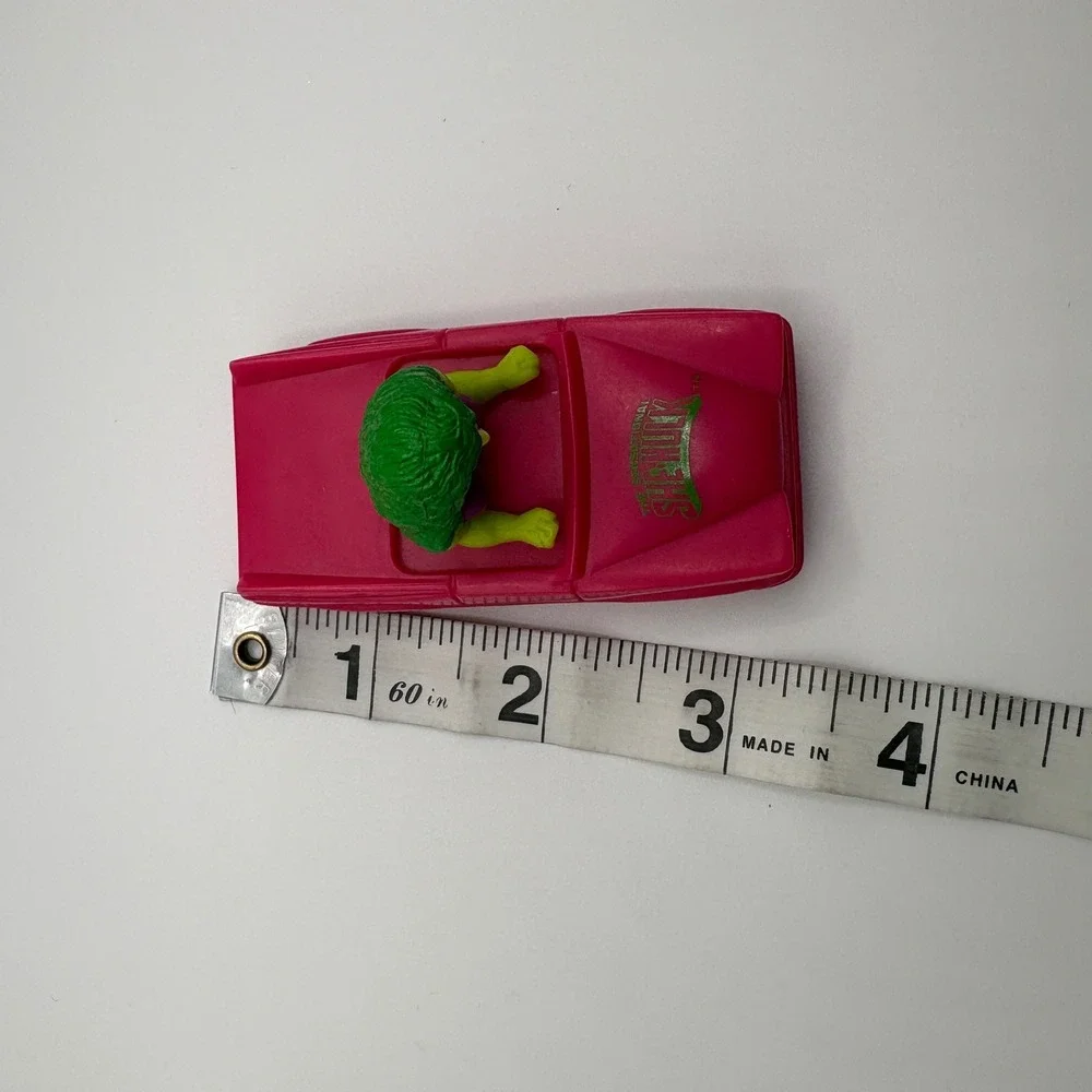 Vintage 1990 Marvel She-Hulk Pink Convertible Toy Car S.I.I. Jennifer Walters
